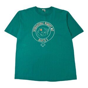 1991 International Women's Day March 8 Graphic Tee L